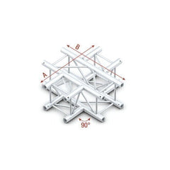 Milos Cross 4-way Pro-30 Square G Truss