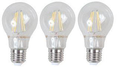 Simply Sound 4W Clear GLS LED Bulb E27 Warm White (Pk of 3)