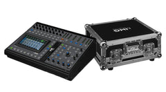 IMG Stageline DMIX-20 Digital Mixer & MR-DMIX20 Flightcase Package DJ Disco