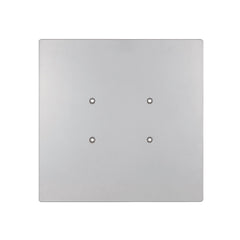 Equinox Quad Steel DecoTruss 500mm Base Plate, Silver