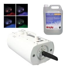 FXLAB Snow Storm III Artificial Snow Machine Wireless Remote/Fluid + LED Light
