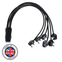 eLumen8 15A Male - Socapex 19-Pin Female 1.5mm Fan-In Cable