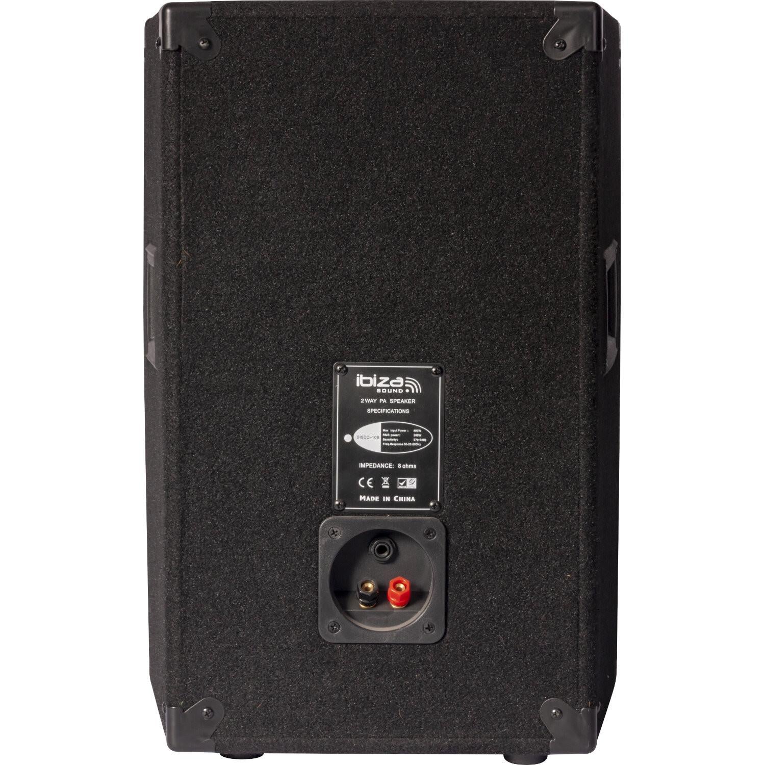 Ibiza Sound Light - Pack de sonido de 1200 W total - 2 altavoces 600 W - 2 patas soportes para altavoces - PA DJ - Noche - Cumpleaños - Sala de fiestas Ibiza Sound Light - Pack de sonido de 1200 W total - 2 altavoces 600 W - 2 patas soportes para altavoces - PA DJ - Noche - Cumpleaños - Sala de fiestas