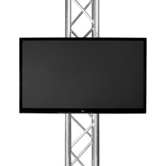 Riggatec LCD/Plasma-LED-TV-Traversenhalterung 37–65 Zoll, max. 45 kg für Tri Quad Truss