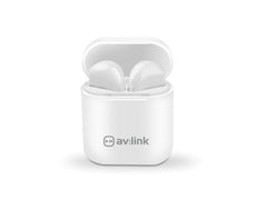 avlink True Wireless Earphones & Power Case White