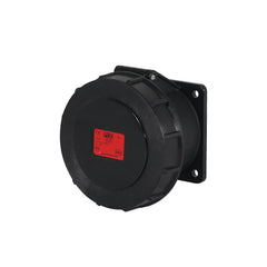 Prise de panneau PCE 32A 415V 3P+N+E, noir (3252-6x)