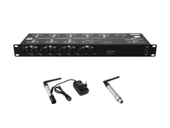 EUROLITE Set DMX Split 8X Splitter + émetteur + récepteur