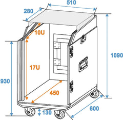 Bureau pour ordinateur portable Roadinger Special Combo Case Ls5, 17U