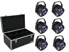 EUROLITE Set 6x LED PARty Spot + Koffer TDV-1