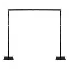 Equinox Pipe &amp; Drape Komplettsystem in Schwarz (lang)