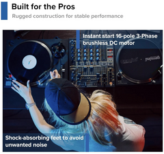 Gemini TT-5000 Professional Direct-Drive Turntable