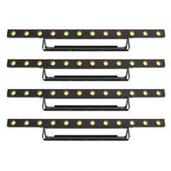 4x Chauvet Colorband Q3 LED Batten Uplighter