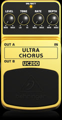 Behringer UC200 Ultimate Stereo Chorus Effects Pedal Guitar