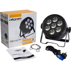 Algam Lighting 7 X 30W RGBWW LED Par Wash RGB Warm White