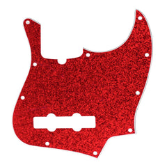 D'andrea J-bass Pickguard - Red Sparkle