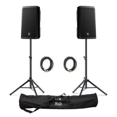 Electro-Voice (EV) ZLX-15BT 15" 1000W Powered Loudspeaker with Bluetooth inc. Stands and Cables