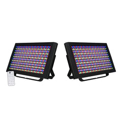 2x ADJ Profile Panel RGBA LED Wash DJ Disco Lighting DMX inc Remote