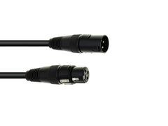 Eurolite DMX-Kabel XLR 3Pin 3M Schwarz