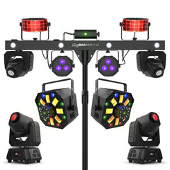 Chauvet Lighting ILS Bundle, 2x Intimidator Spot ILS, 2x Swarm Wash FX ILS, 1x Gigbar Move + ILS