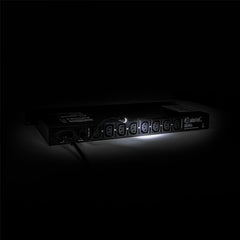 Adam Hall PCL 10 PRO Power Conditioner mit Voltmeter, Amperemeter und Rackbeleuchtung
