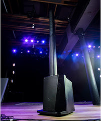 2x Powerwerks System One Powered Column Array System PA Bluetooth 1050W
