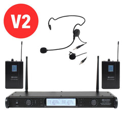 Système de diversité W Audio DTM 800 Twin Beltpack (863,0 MHz-865,0 MHz) V2 * B Stock