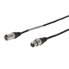 W Audio 0,25 m XLR-Stecker – XLR-Buchse Mikrofonkabel