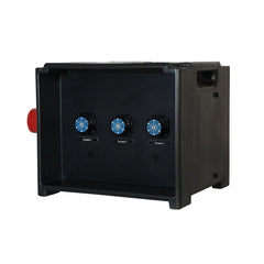 MERZ Distribution Box 63A 3PH to 3x Socapex RCBO Distro Stage Lighting