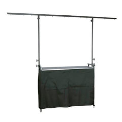 Schwarze Vorhangabdeckung für 4ft Deckständer
