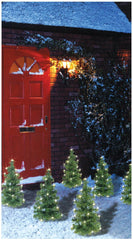 Vorbeleuchtete Weihnachtsbaum-Wegebeleuchtung, 6er-Pack Weihnachtsbeleuchtung