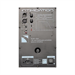 2x Intimidation Active Subwoofer 15" Bass Bin PA Speaker 1000W