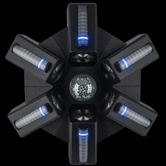 Showtec Typhoon 640 6x RGBW LED Mirror Ball Light Effect