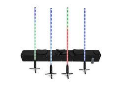 EuroLite AKKU Slim Tube AIR Set Battery Wireless LED Freedom Stick