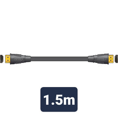 Câble HDMI haute vitesse AV:Link HQ 4K avec Ethernet 1,5 m