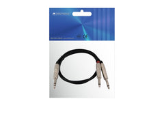 Omnitronic Adapterkabel Jack/2Xjack 1,5M