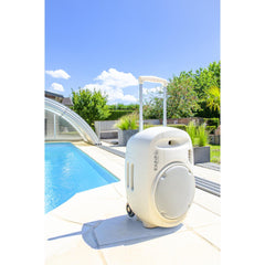 Ibiza PORT12UHF-WH-MKII Portable Speaker Bluetooth Battery PA inc Wireless Mic