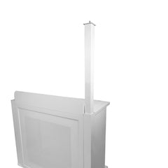 Equinox Event Booth 75cm Upright (Pack of 2) White