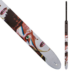 Perris 11022 2.5" David Bowie Aladdin Leather Guitar Strap