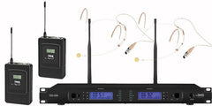 IMG Stageline TXS-626PK1 Dual Headset Radio Microphone Wireless CH38