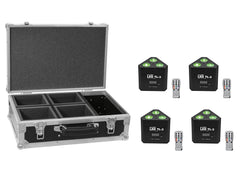 Eurolite Set 4X Led Tl-3 Rgb+Uv Trusslight + Case