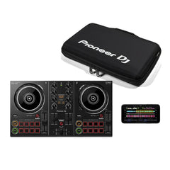 Pioneer DDJ200 Contrôleur DJ intelligent pour smartphones et streaming avec étui de transport