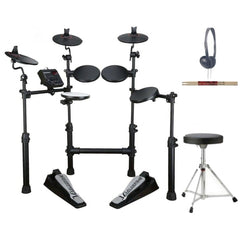 Carlsbro CSD100 Digital Drum Kit inkl. Stöcke, Kopfhörer und Hocker