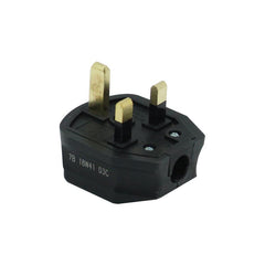 Masterplug 13A HD Netzstecker, Schwarz (7B)