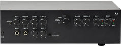 Adastra A2 Amplificateur de sonorisation stéréo 2 x 200 W USB Tuner FM Amplificateur de système de sonorisation