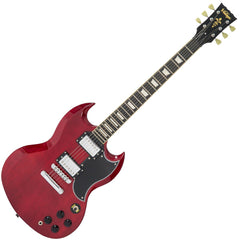 Vintage Vs6 Guitar - Cherry Red