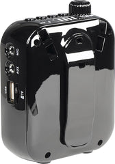 E-Audio Waistband Voice Amplifier with UHF Wireless Headset Tour Guide