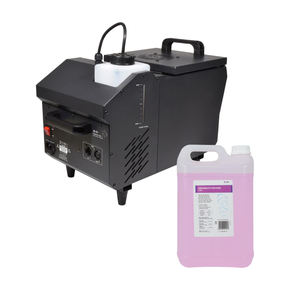 Dry Ice Effect Machine QTX STRATUS-1200 Low Level Fog Machine Smoke Dry Ice Effect 1200W ...