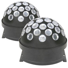 2 x lumière de fête boule de feu LED QTX 