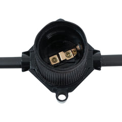 PCE 50 m ES-Girlande, 1 m Abstand mit 16 A-Stecker und -Buchse