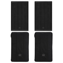 2x RCF NX 945-A NX945A 2100w Active Speaker Inc Covers